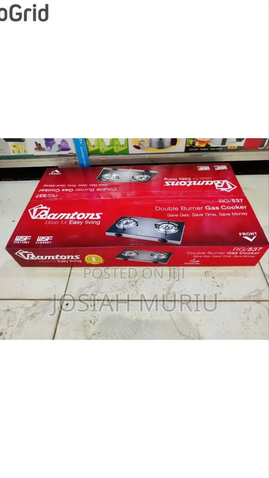 Ramtons Rg537 Gas Cooker With Glass Top
