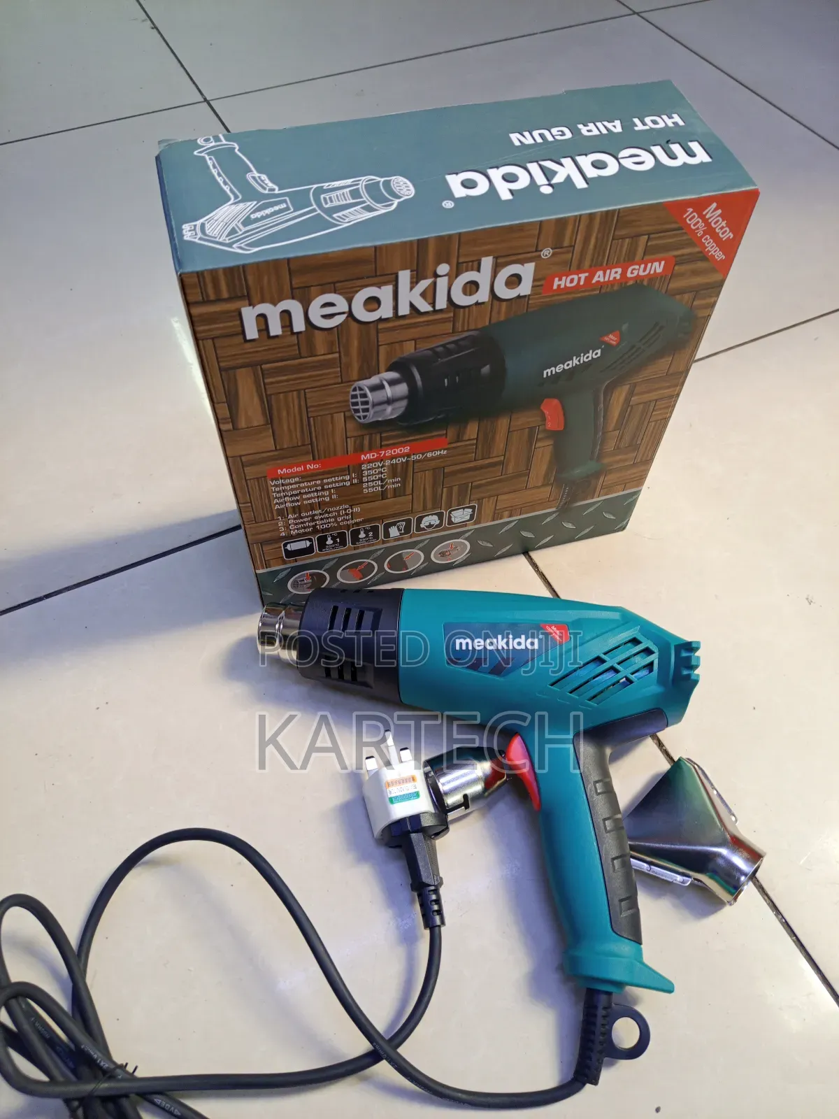Meakida Industrial Heat Gun With Copper Motor – Md-72002