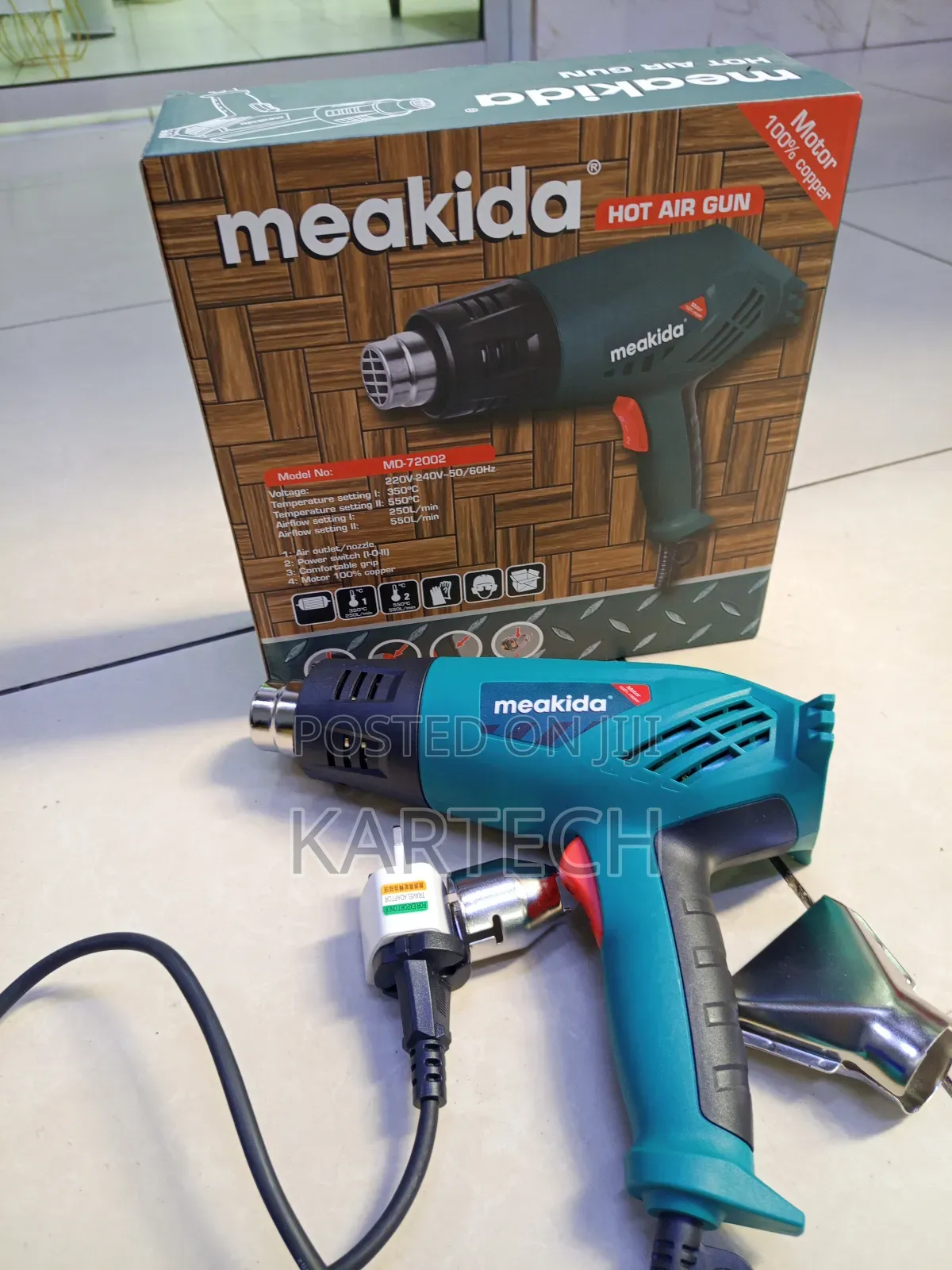 Meakida Hot Air Gun 550°C / 350°C Dual Settings