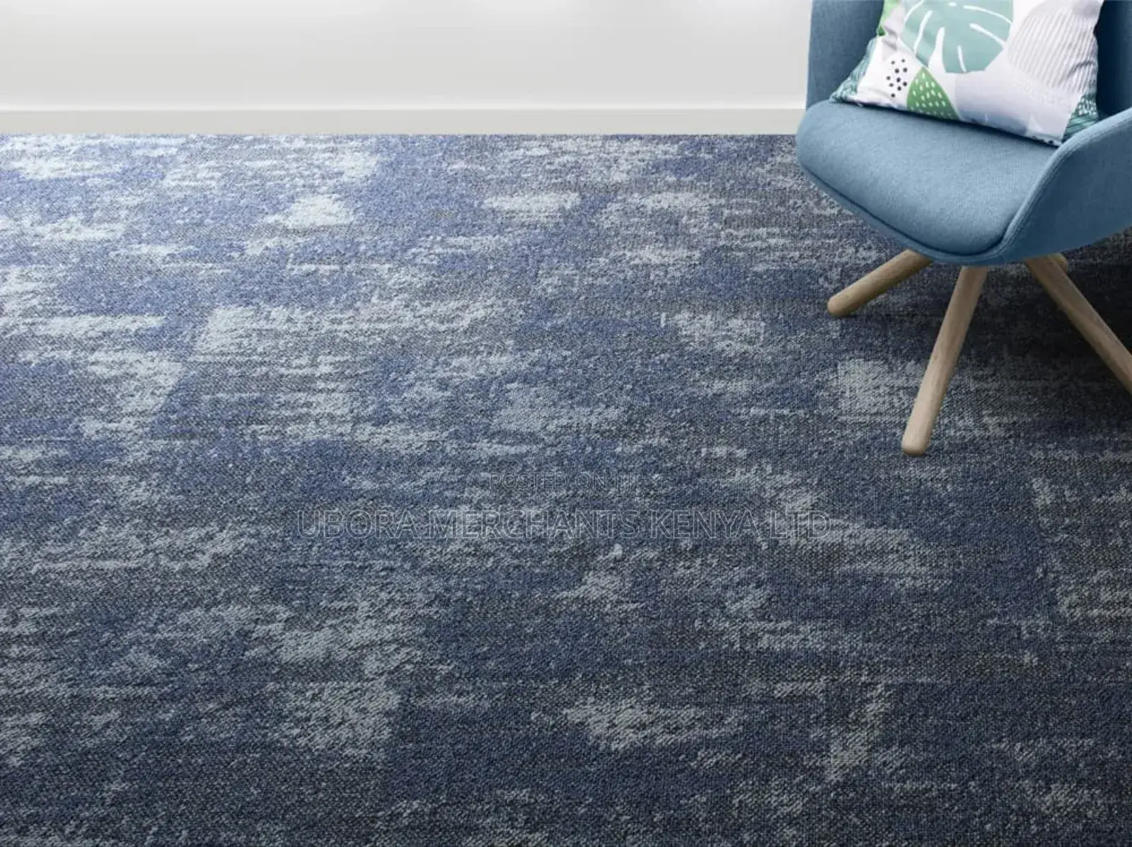 Deep Blue Quality Belgotex Tile Carpets Suppliers Kenya