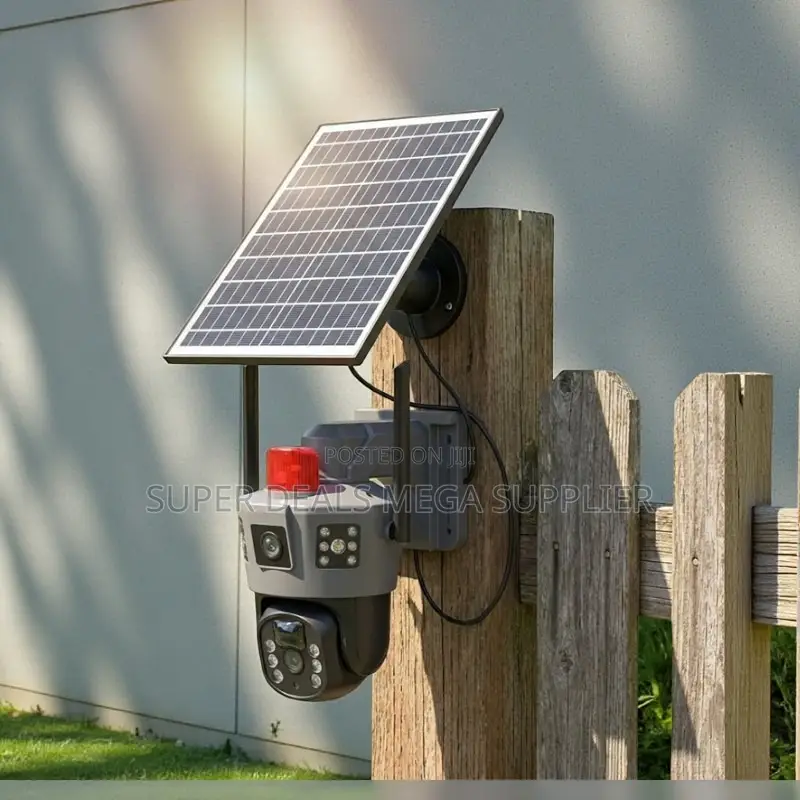 Autohuman Tracking 4g Dual Lens Solar Camera With Weatherproof Housing