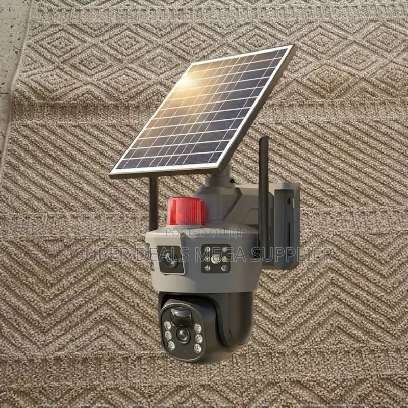 Ultra Low Power 4g Dual Lens Solar Security Camera With Remote Control
