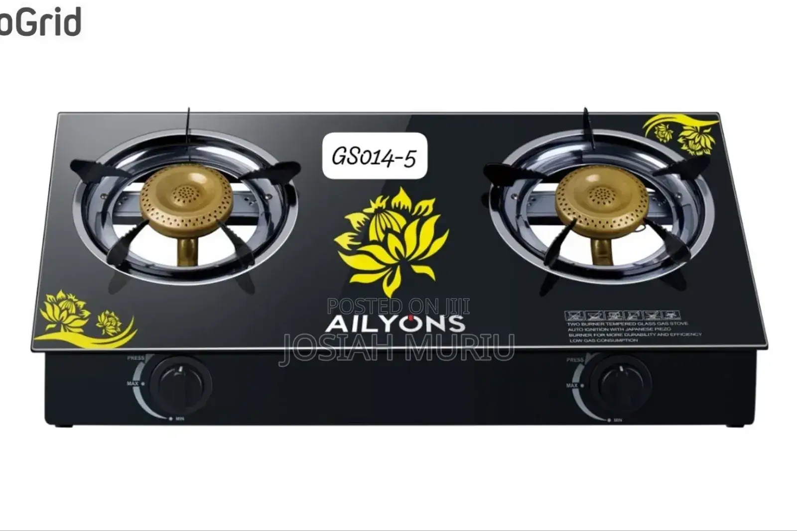 *Ailyons 2 Burner Glass Cooker *