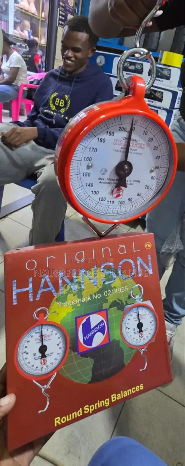 Original Hanson Analog Hanging Scale for Shops Markets
