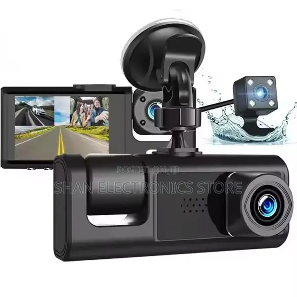 3 Channel Dash Cam 3 Cameras Blackbox C309 Dash Camera