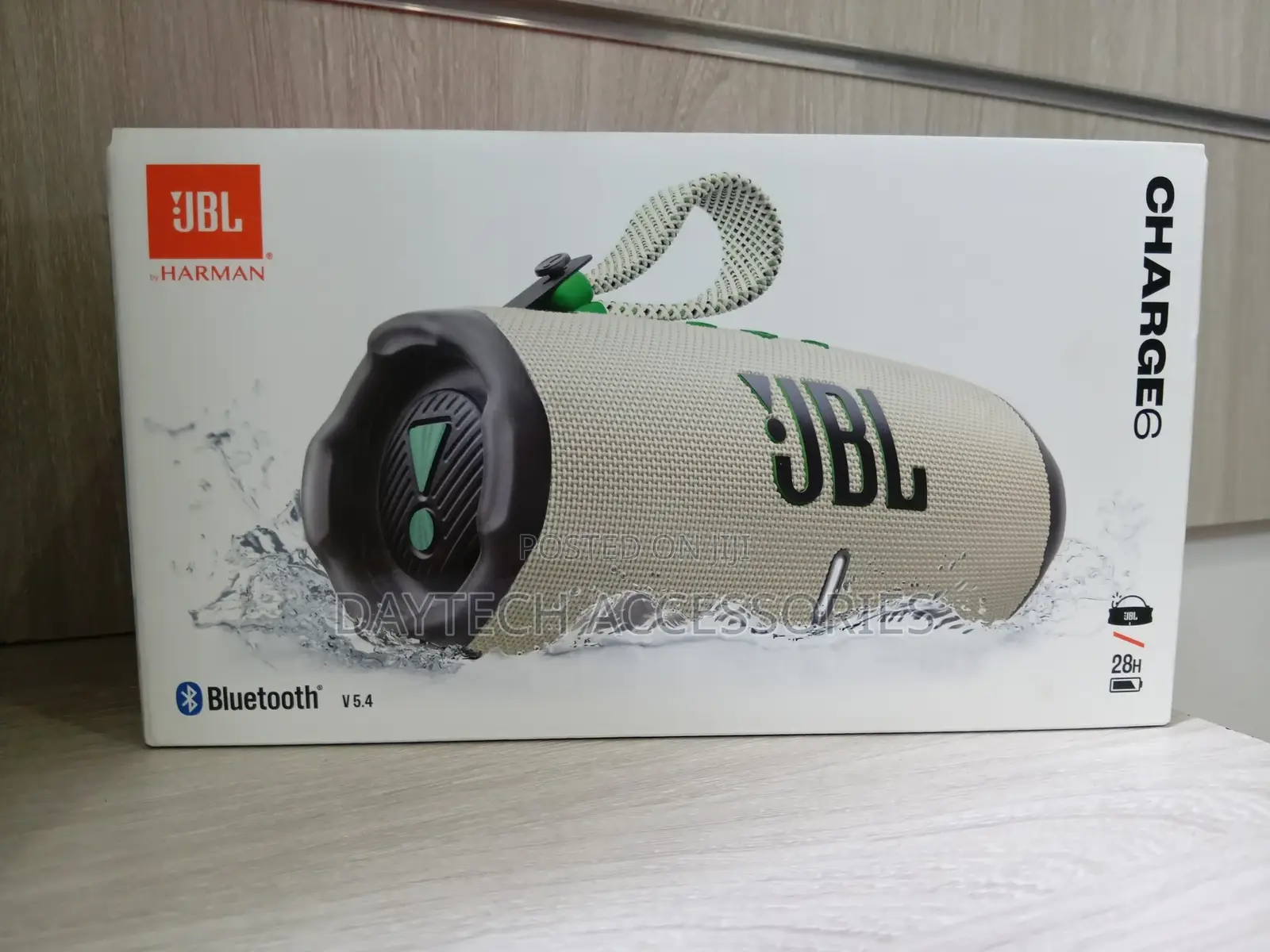 JBL- Charge 6 Portable Waterproof Dustproof Bluetooth Speaker