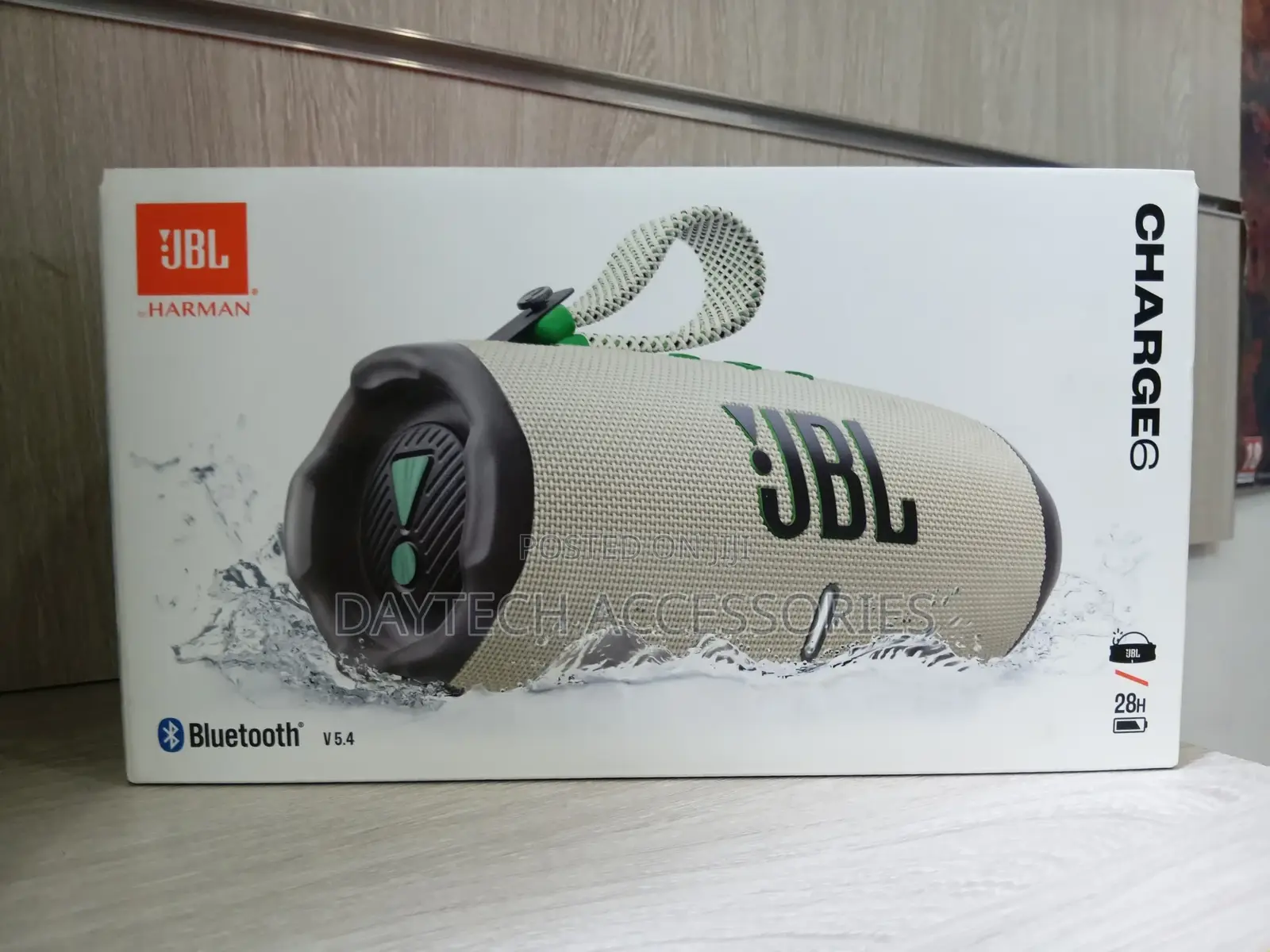JBL- Charge 6 Portable Waterproof Dustproof Bluetooth Speaker