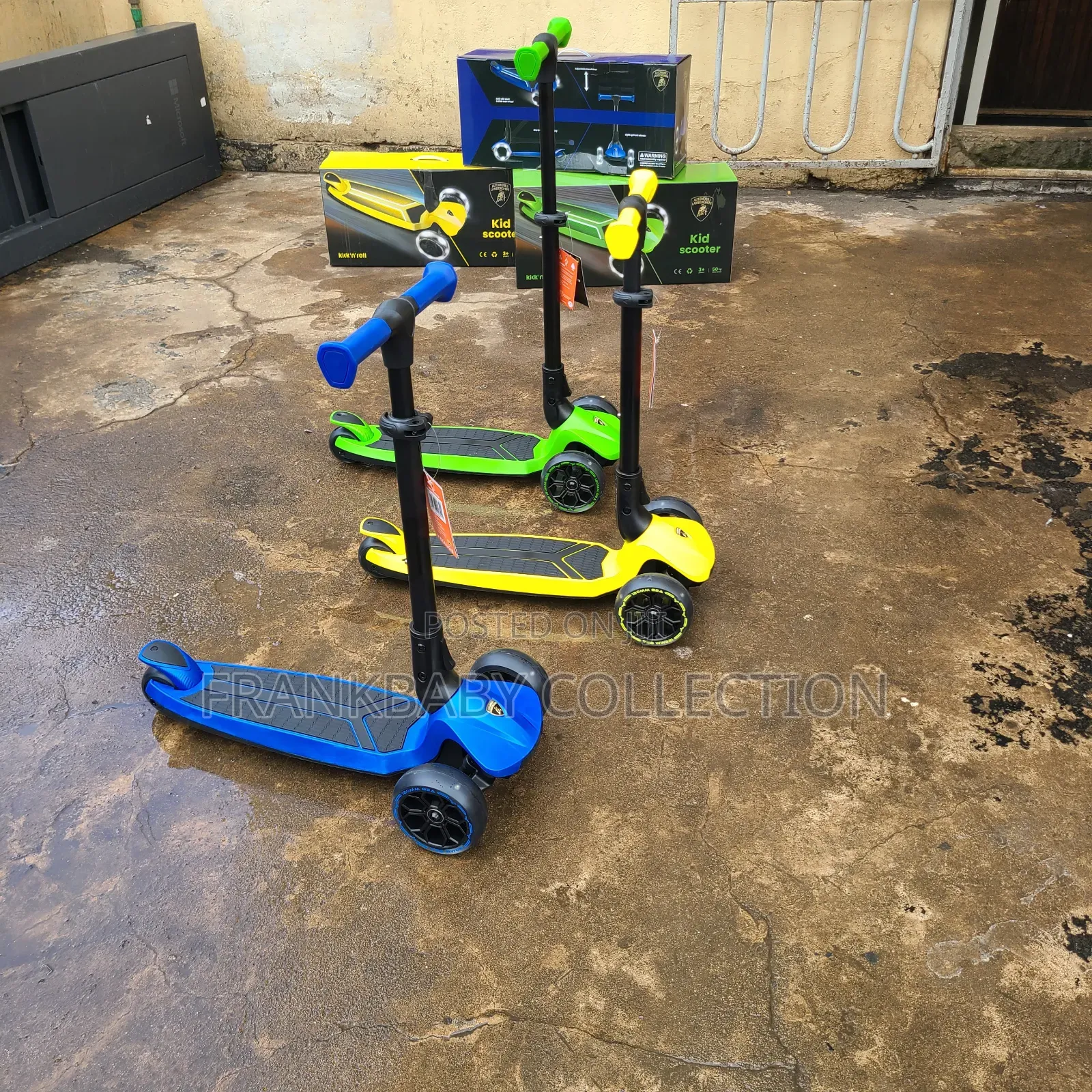 Lamborghini Style Kids.Kids Scooter. Adjustable Height.
