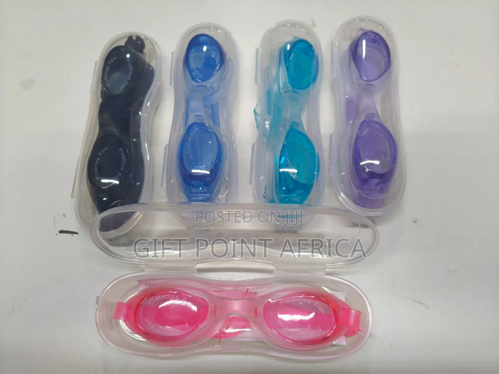 Adjustable Swimming Goggles Available In Pinkblackblue Purple For Kids
