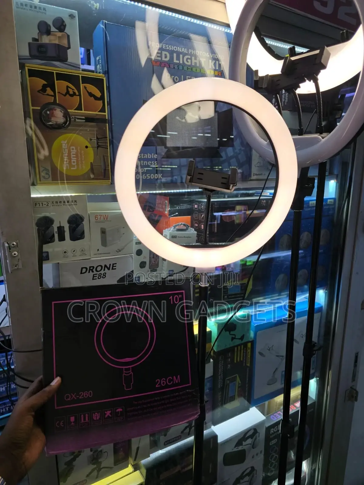 10-Inch Led Ring Light Kit With Stand for Content Creators