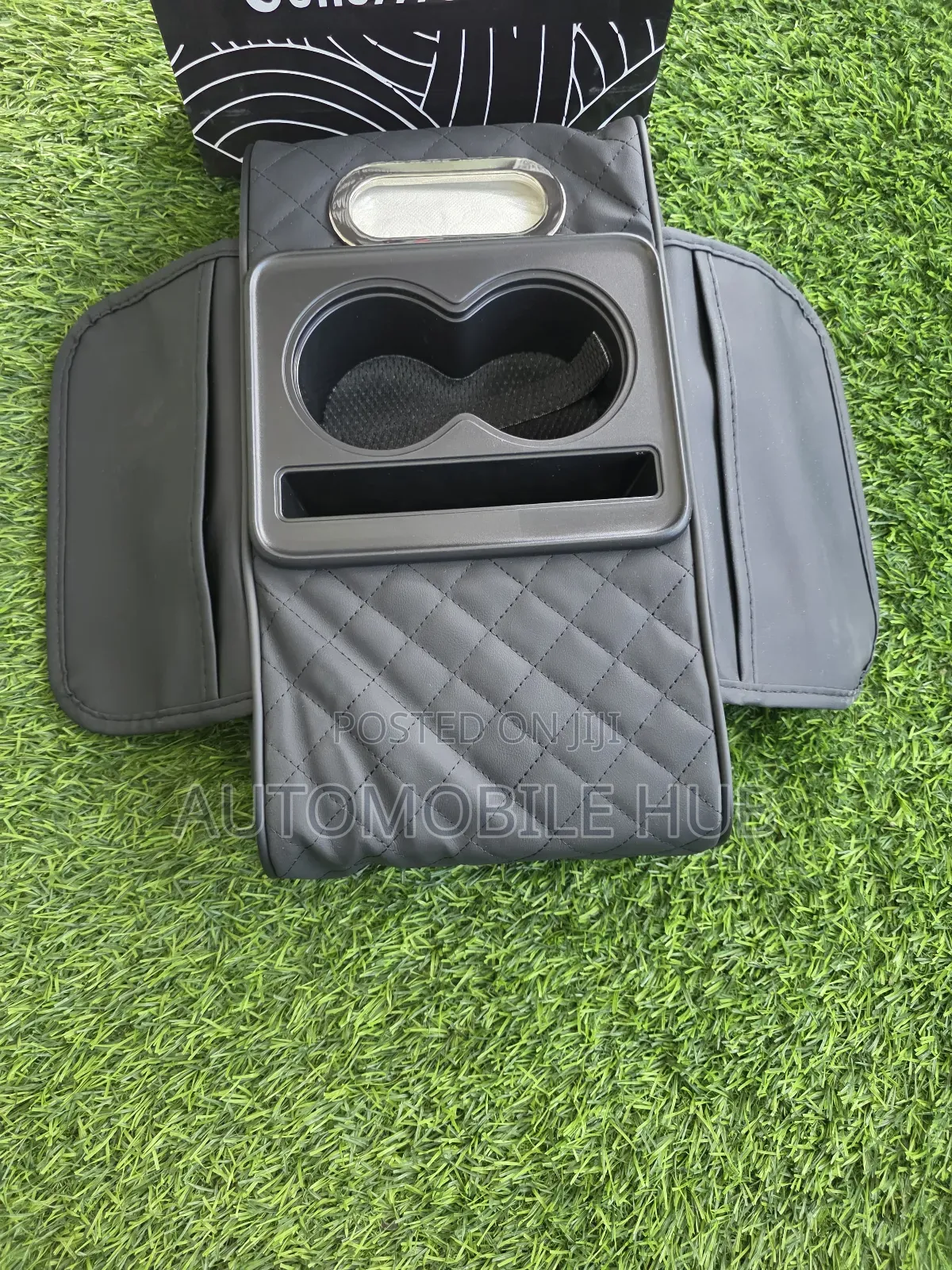 Car Armrest With Cupholder (2) and Phone Holders