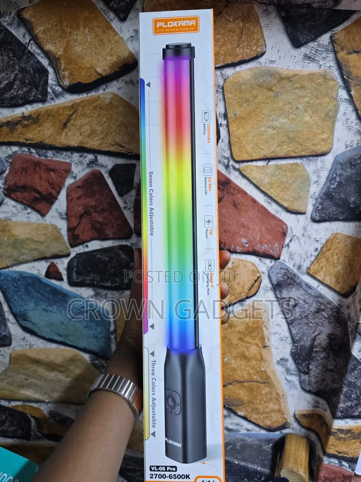 Plokama Vl-06 Pro RGB Led Light Tube for Vlogging Streaming