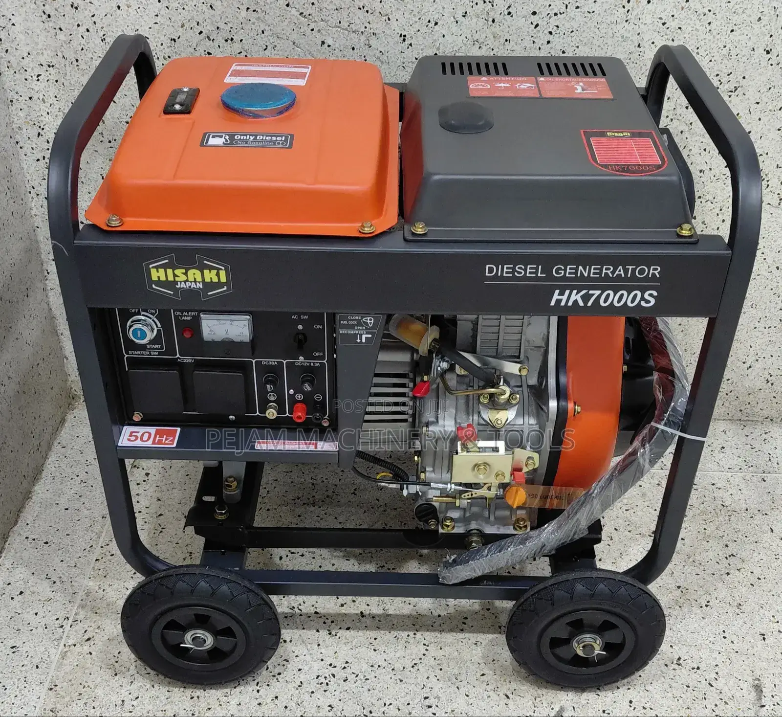 Hisaki Hk7000s 9.37kva Diesel Openset Generator