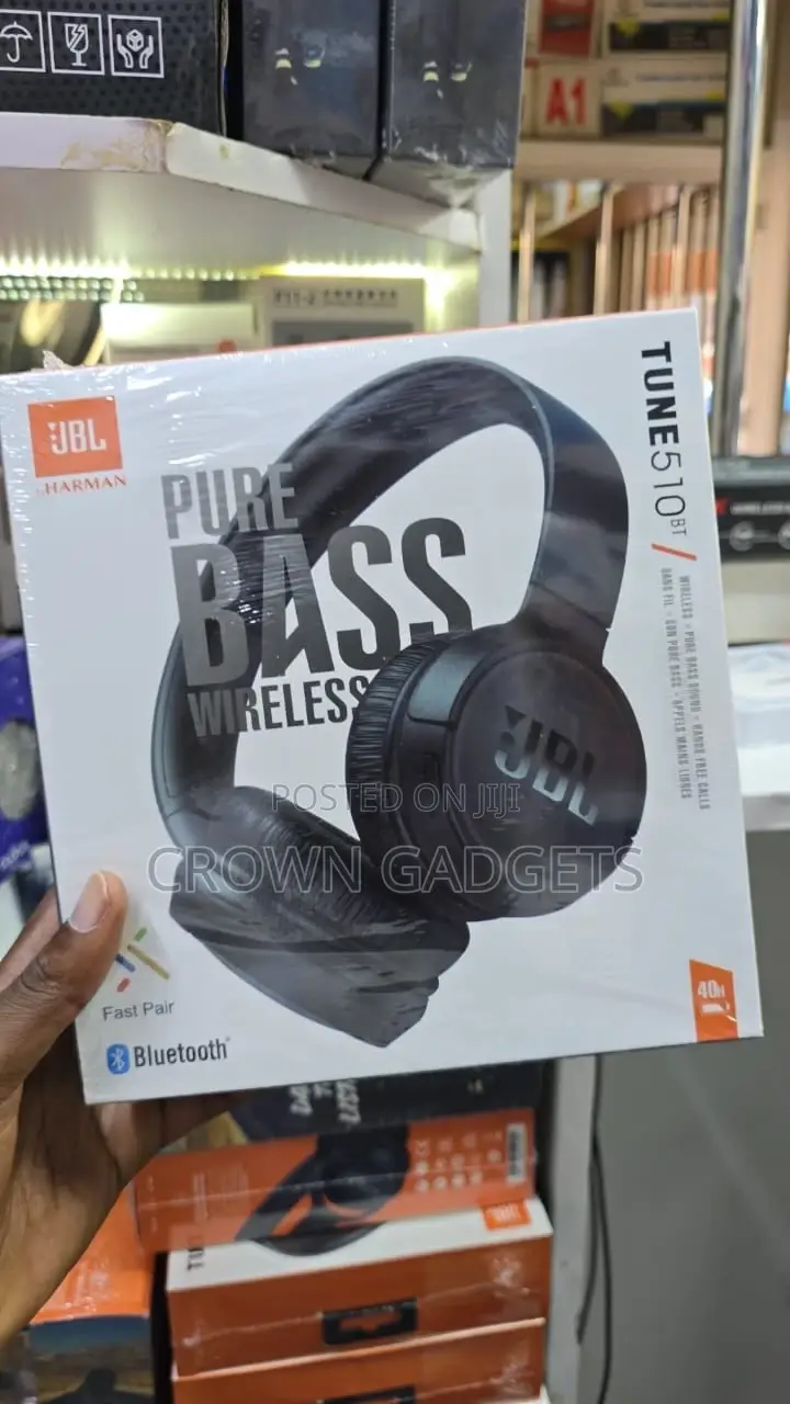 Jbl 510bt Bluetooth Headphones Foldable Lightweight Design