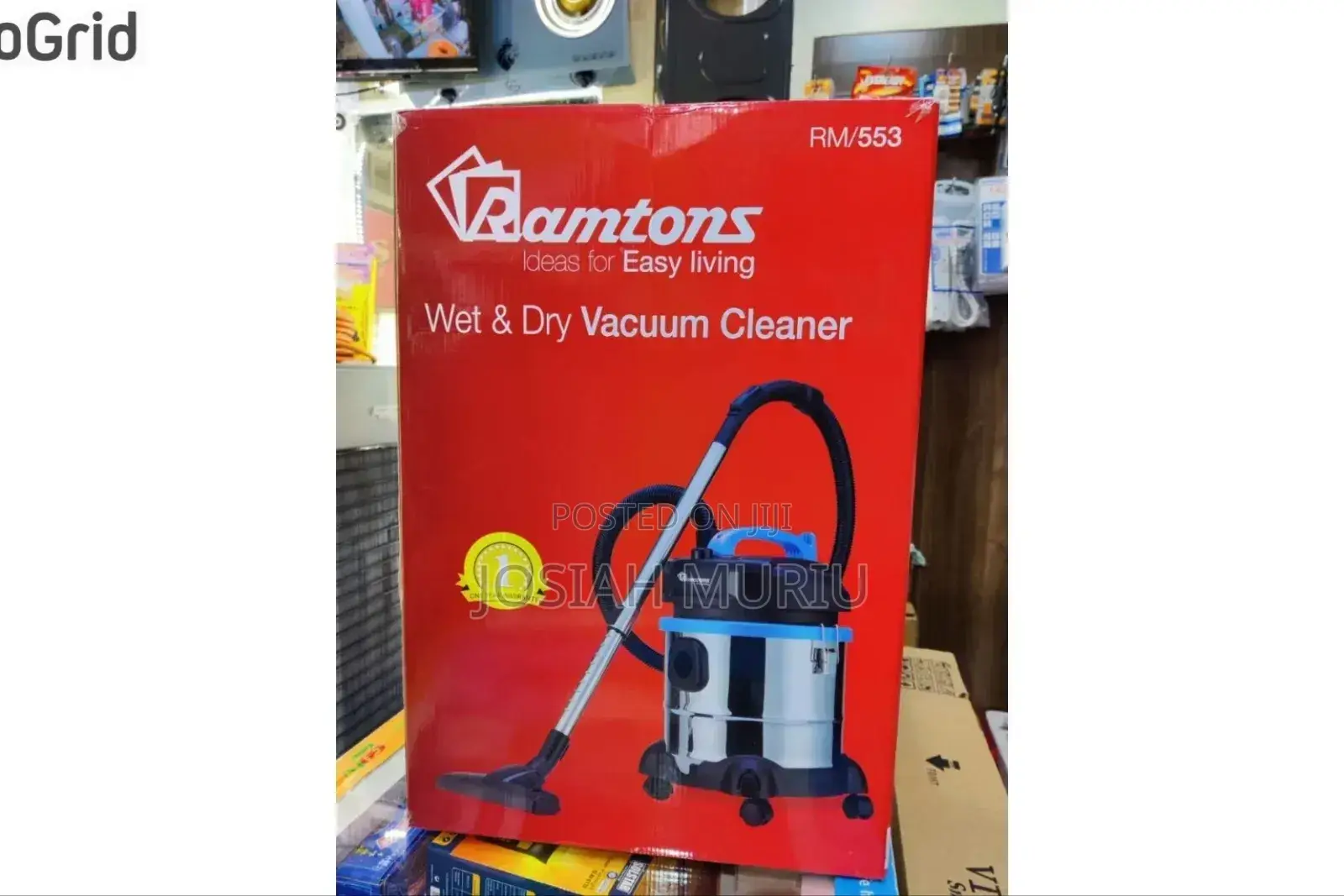 *Ramtons 21litres Wet and Dry Vacuum Cleaner