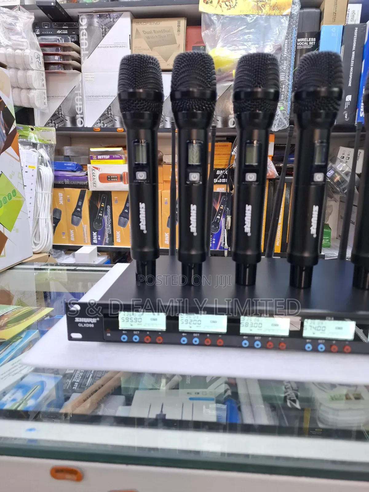 Shure Glxd96 6 in 1 Wireless Microphone With Adjustable Frequency