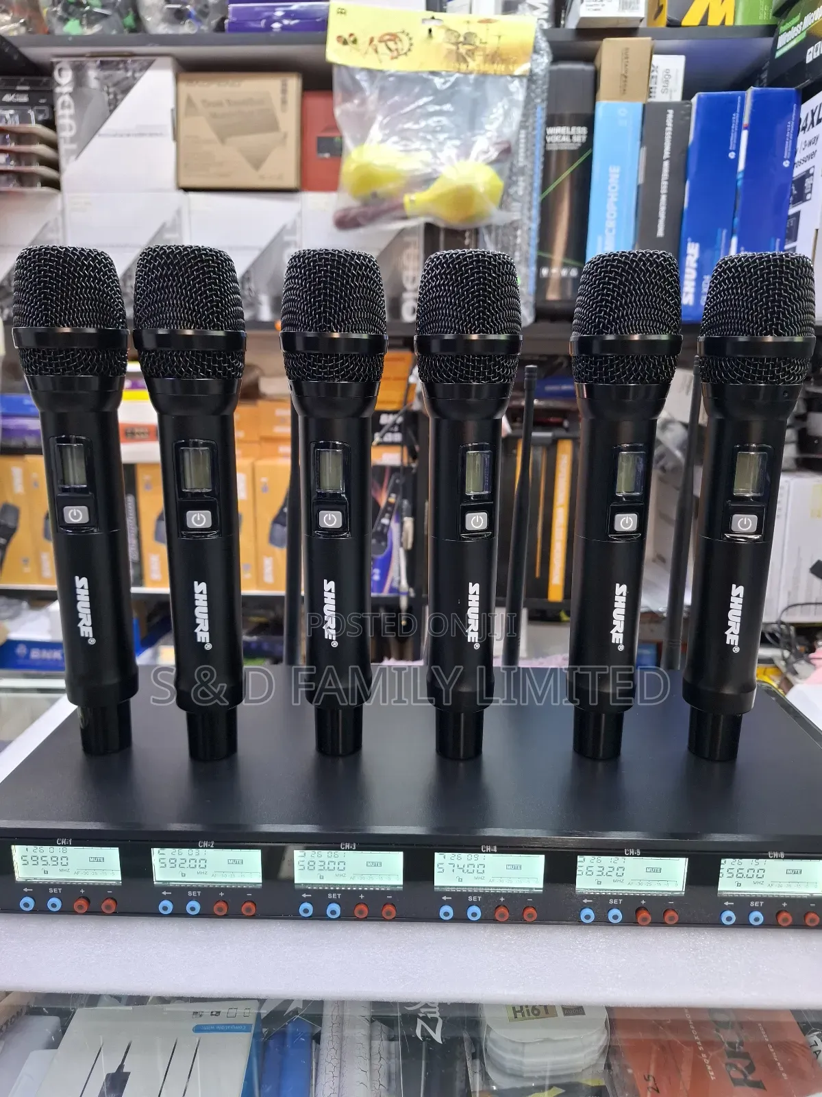 Shure Glxd96 6 in 1 Wireless Microphone With Adjustable Frequency