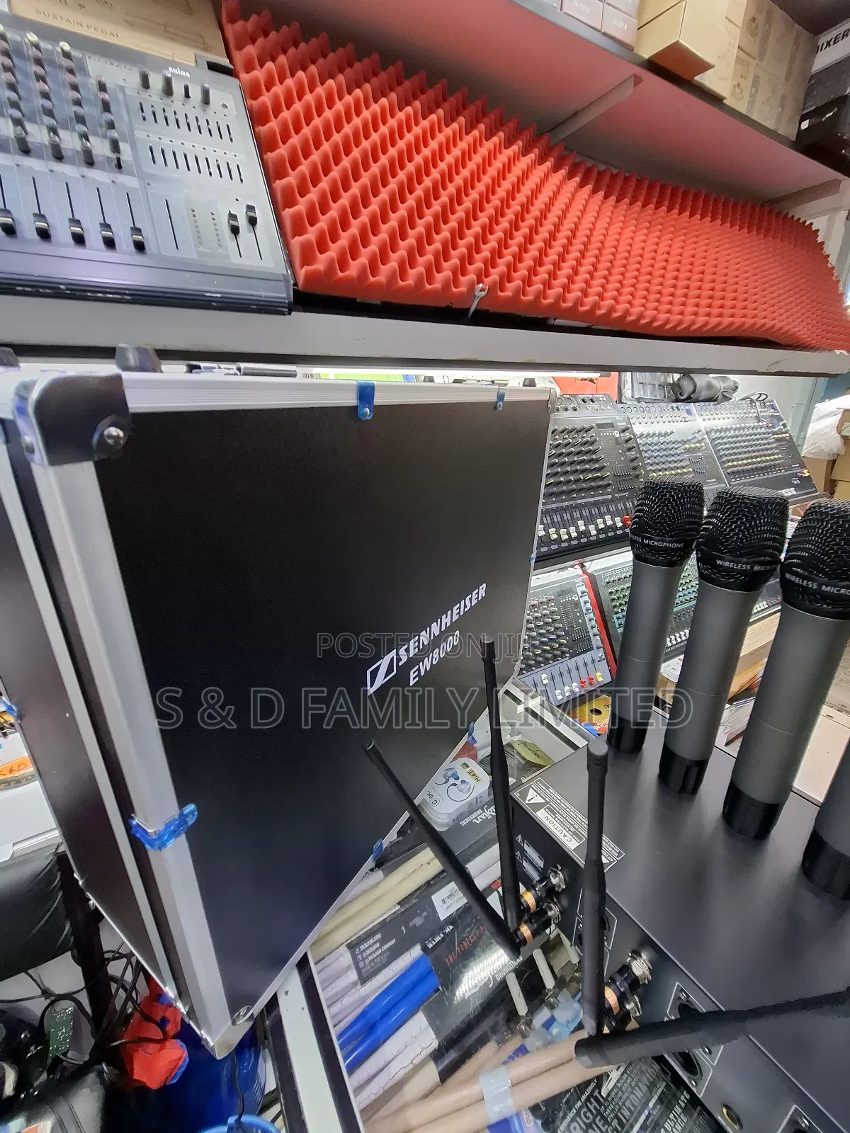 Sennheiser Ew8000 Eight in 1 Wireless Microphone Adjustable Frequency