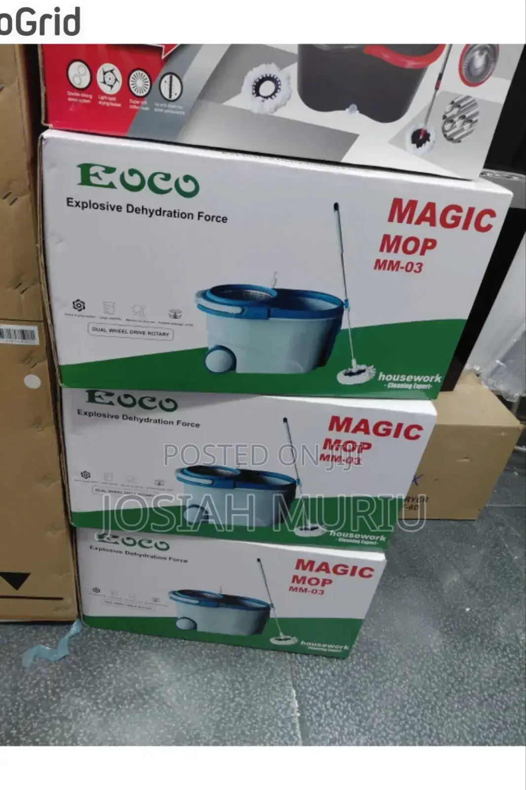 Spin Mop(Mm-03)With Bucket Housework Hand Free Floor Cleaning