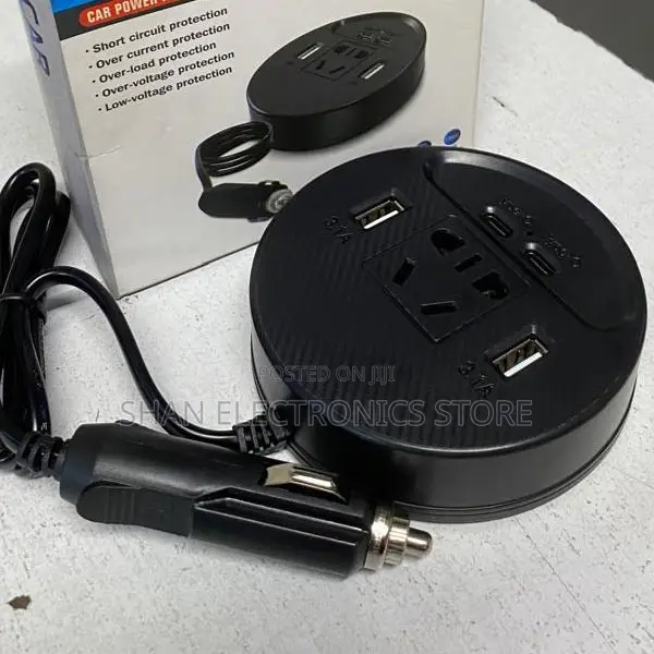 Best Inverter Dc 12v to 220v Converter With 2 Usb Type-C Ports 3.1a