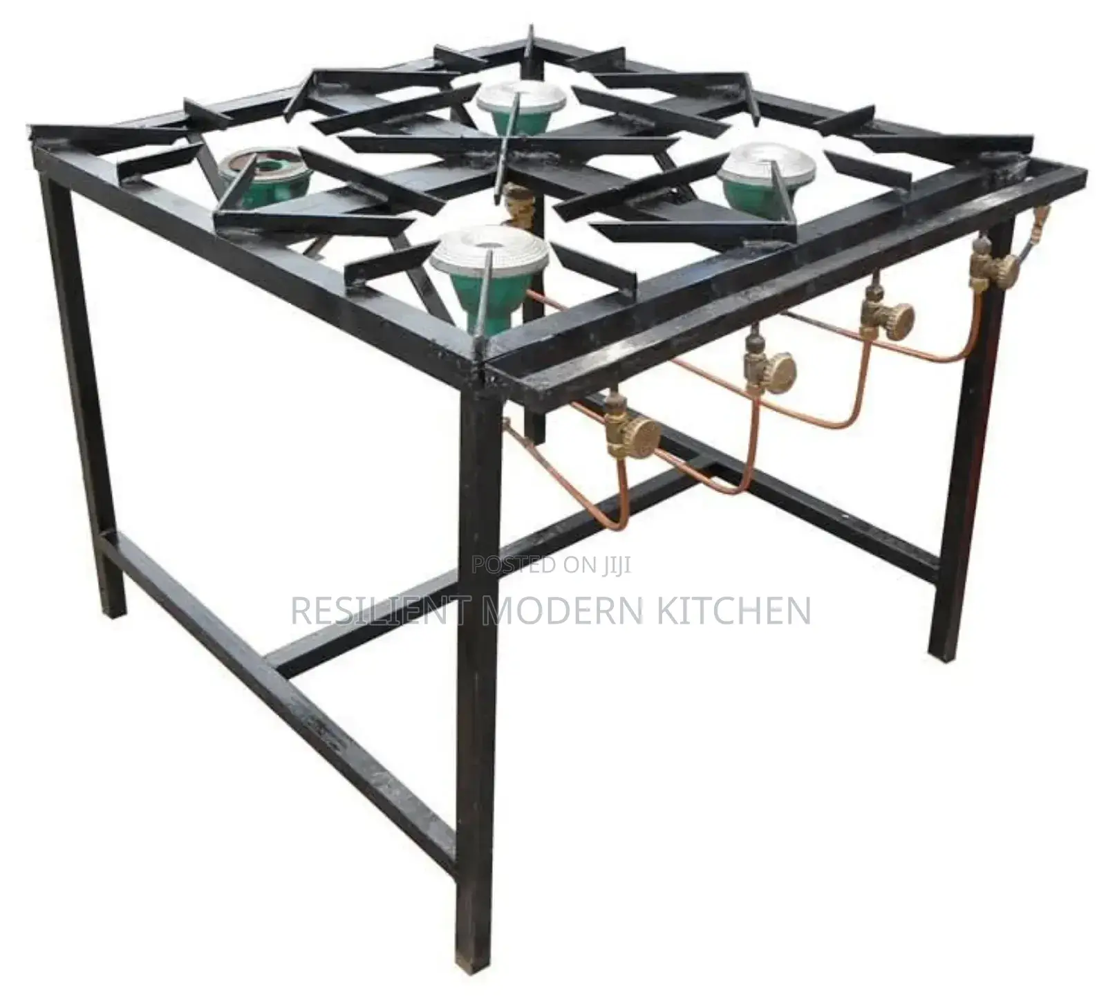 Locally Made Mild Steel 4 Burner Gas Cooker