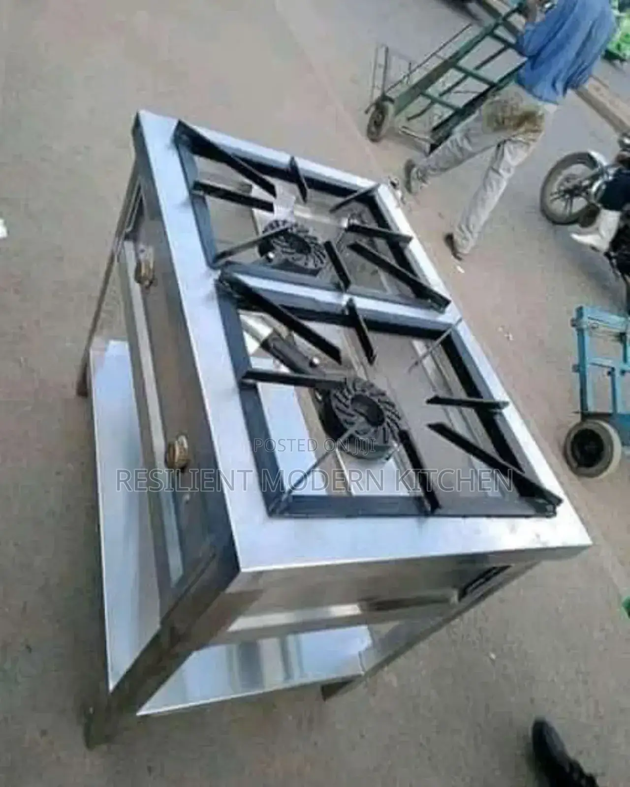 Heavy Duty Stainless Steel 2 Burner Gas Cooker