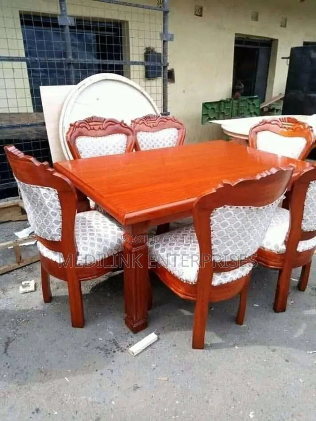 Solid Wooden Dinning Table Set