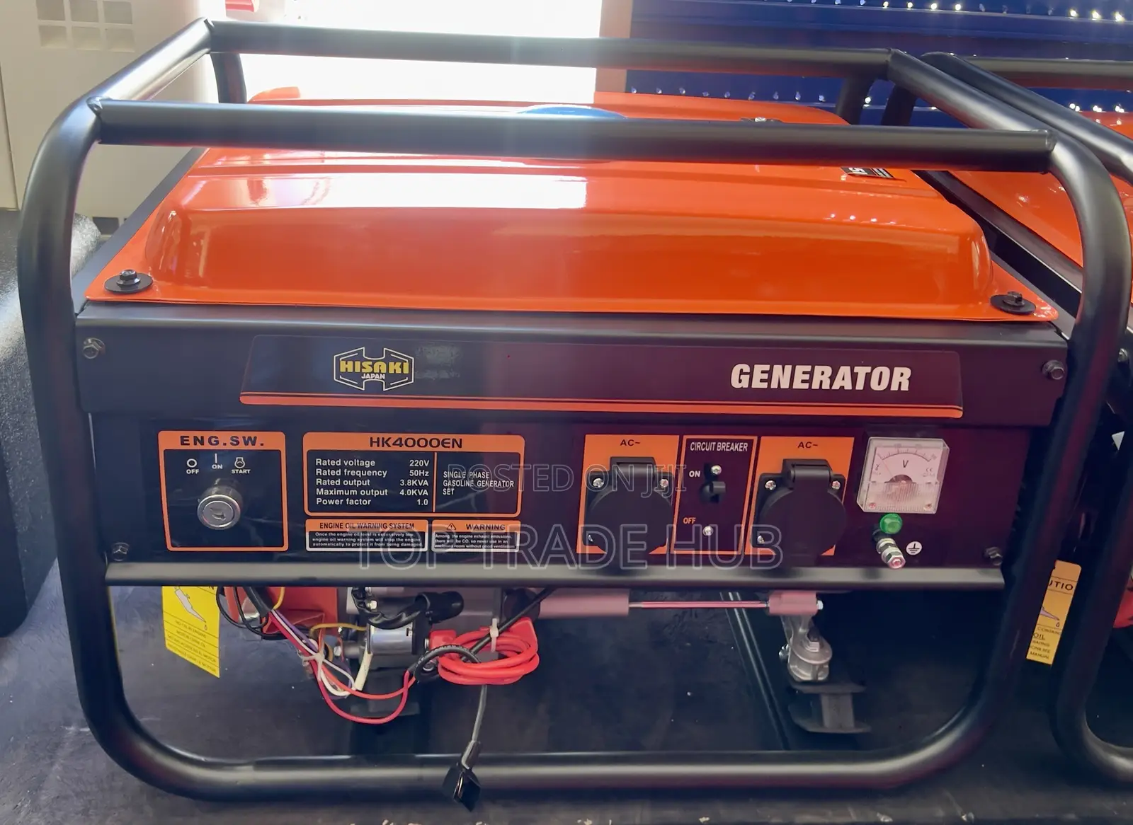Hisaki Hk4000en Petrol Generator 4kw / 4kva