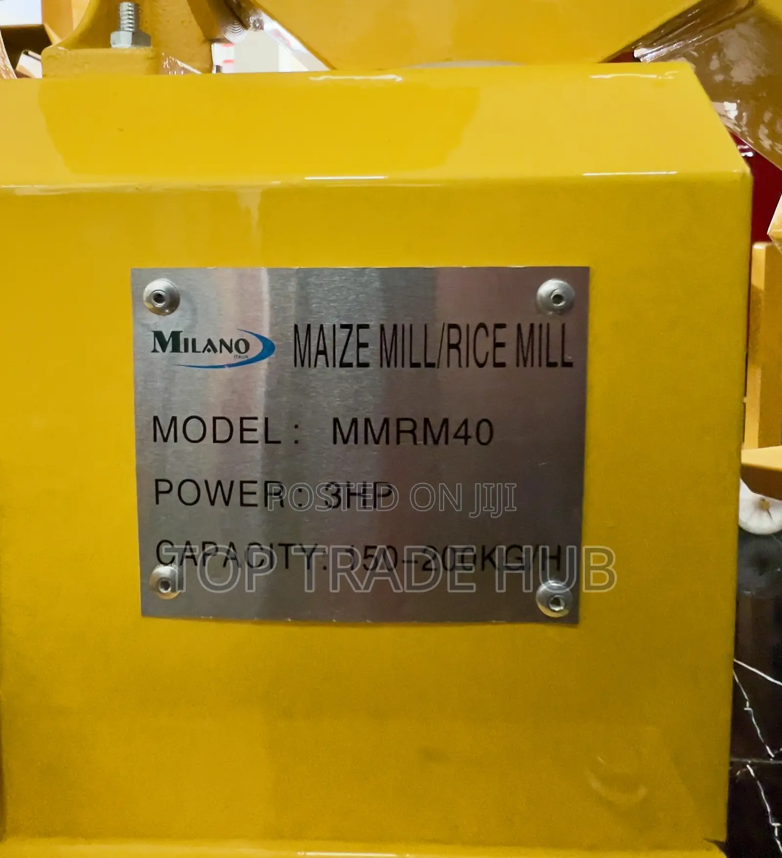 Milano Mmrm40 Maize Mill/Rice Mill 200kg/Hr 3hp Without Motor