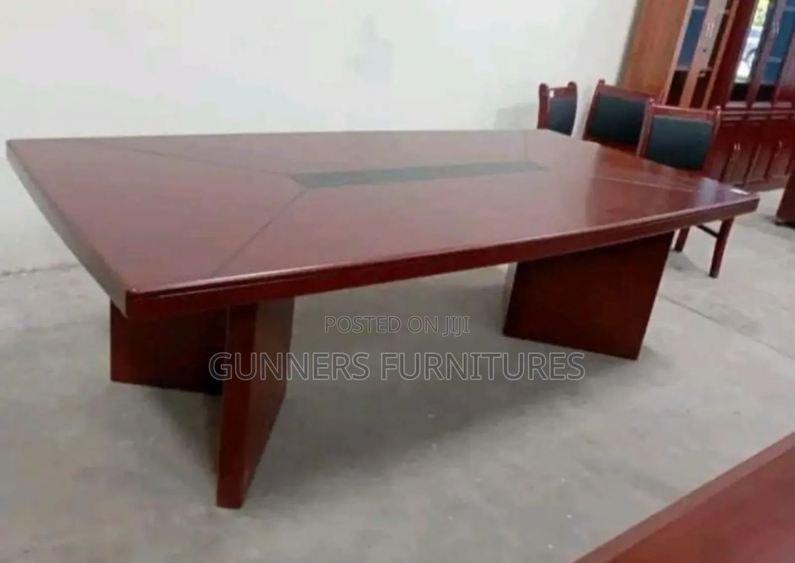 2.4m Boardroom Table 2.4m Mahogany Boardroom Table.
