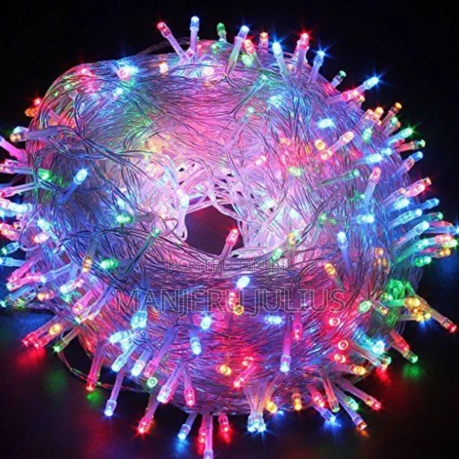 10m Straight Multicolored Christmas Light