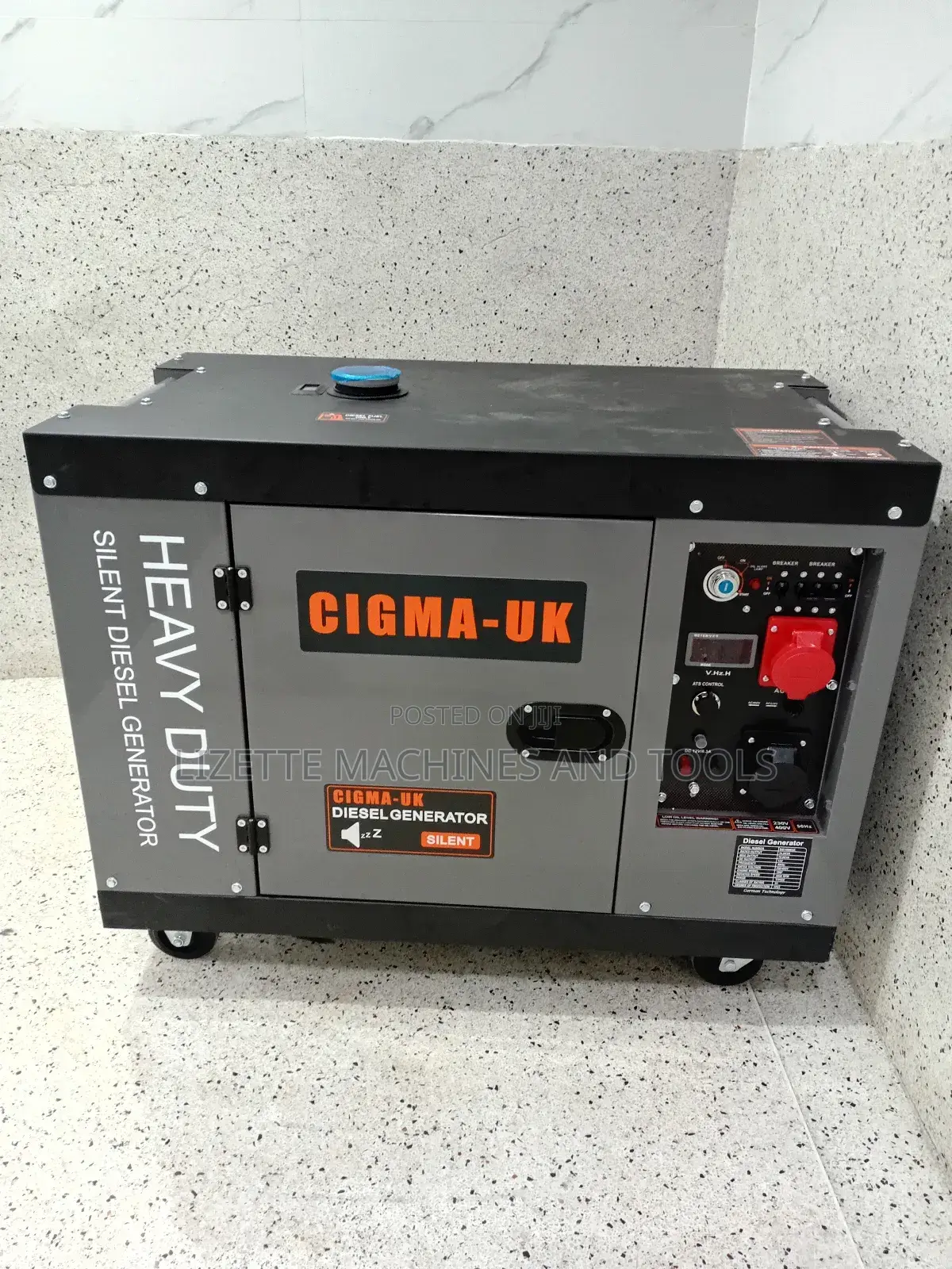 Cigma Uk 15kva Dual Phase Diesel Generator With Ats