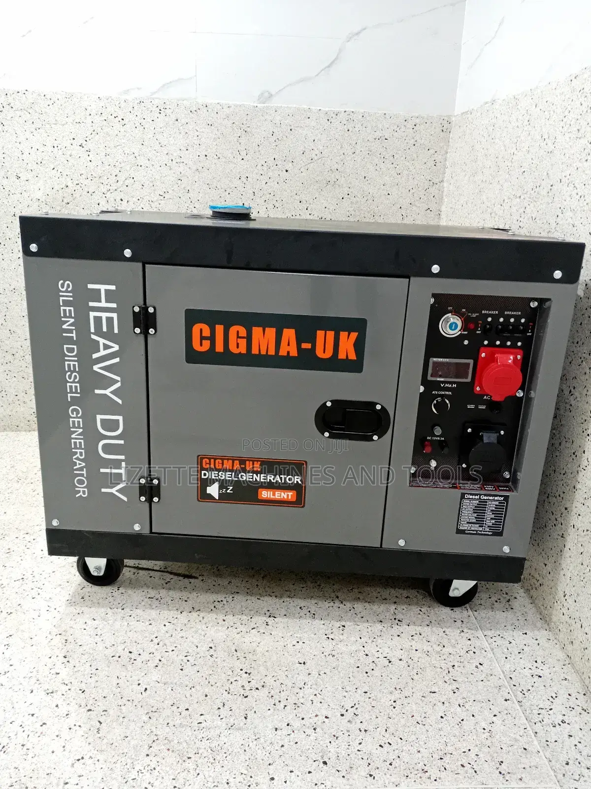 Cigma Uk 15kva Dual Phase Diesel Generator With Ats