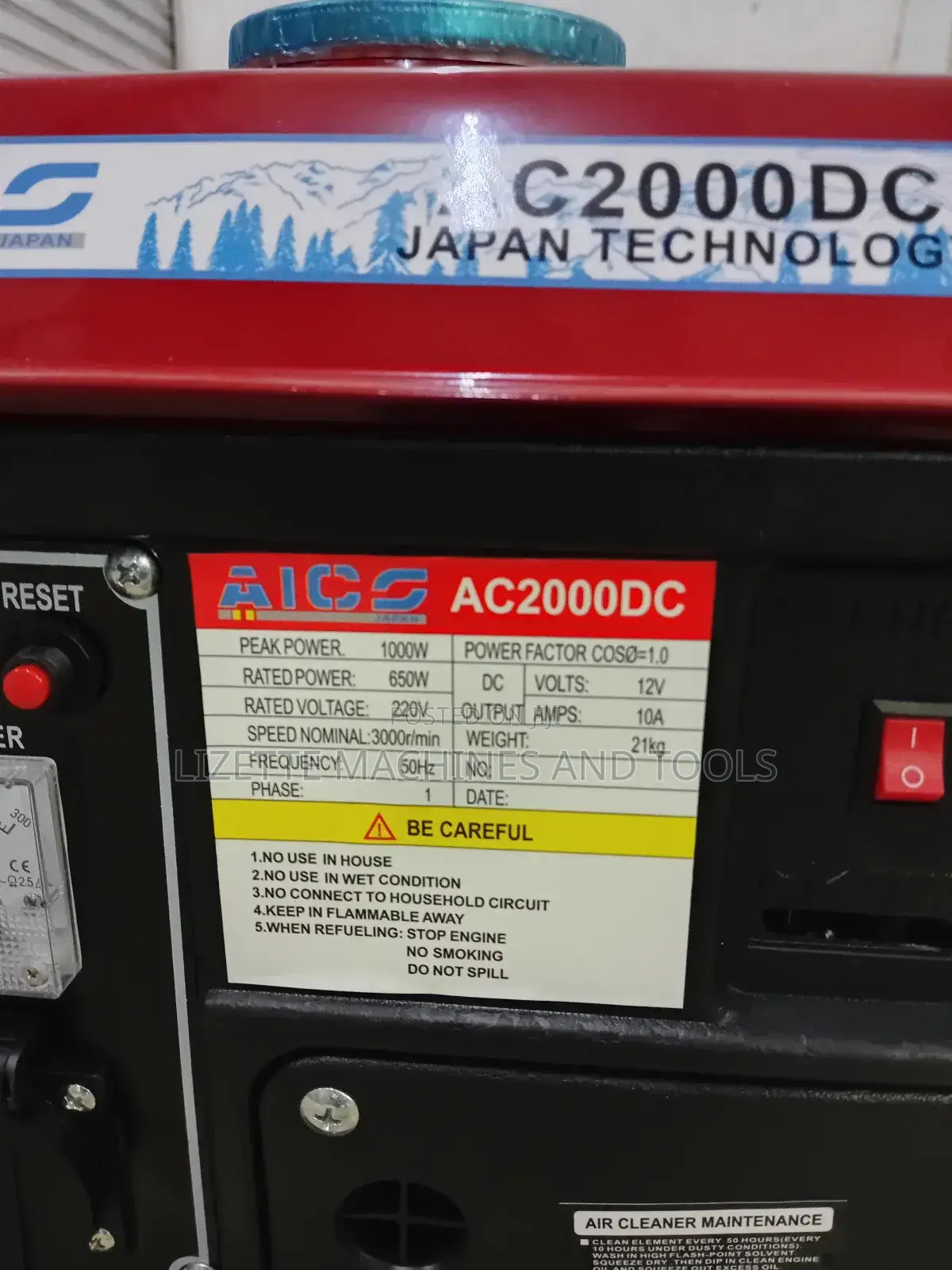 Aico 1000w(1kva) Petrol Generator
