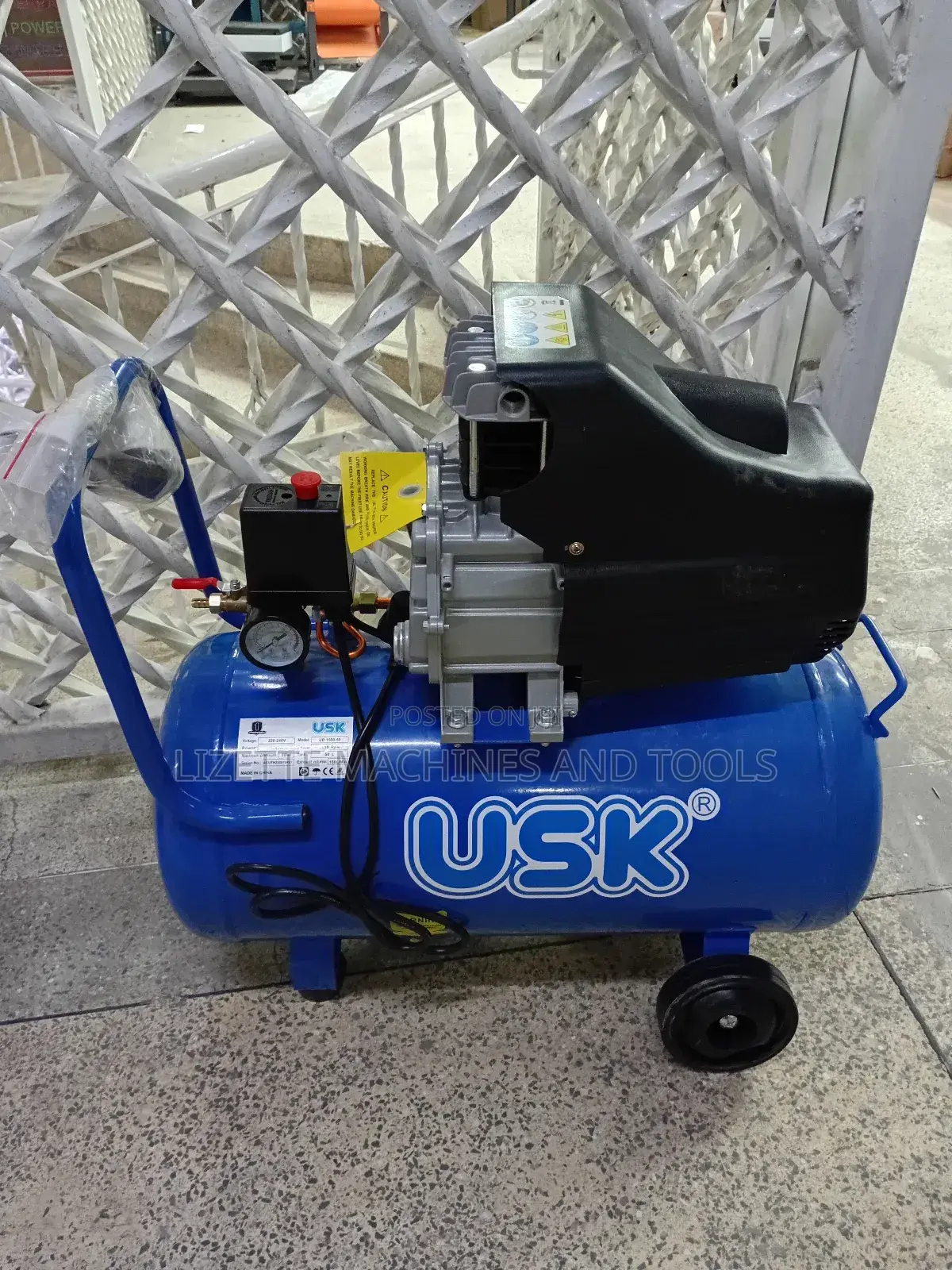Usk 50l Air Compresser 2hp, 1500w