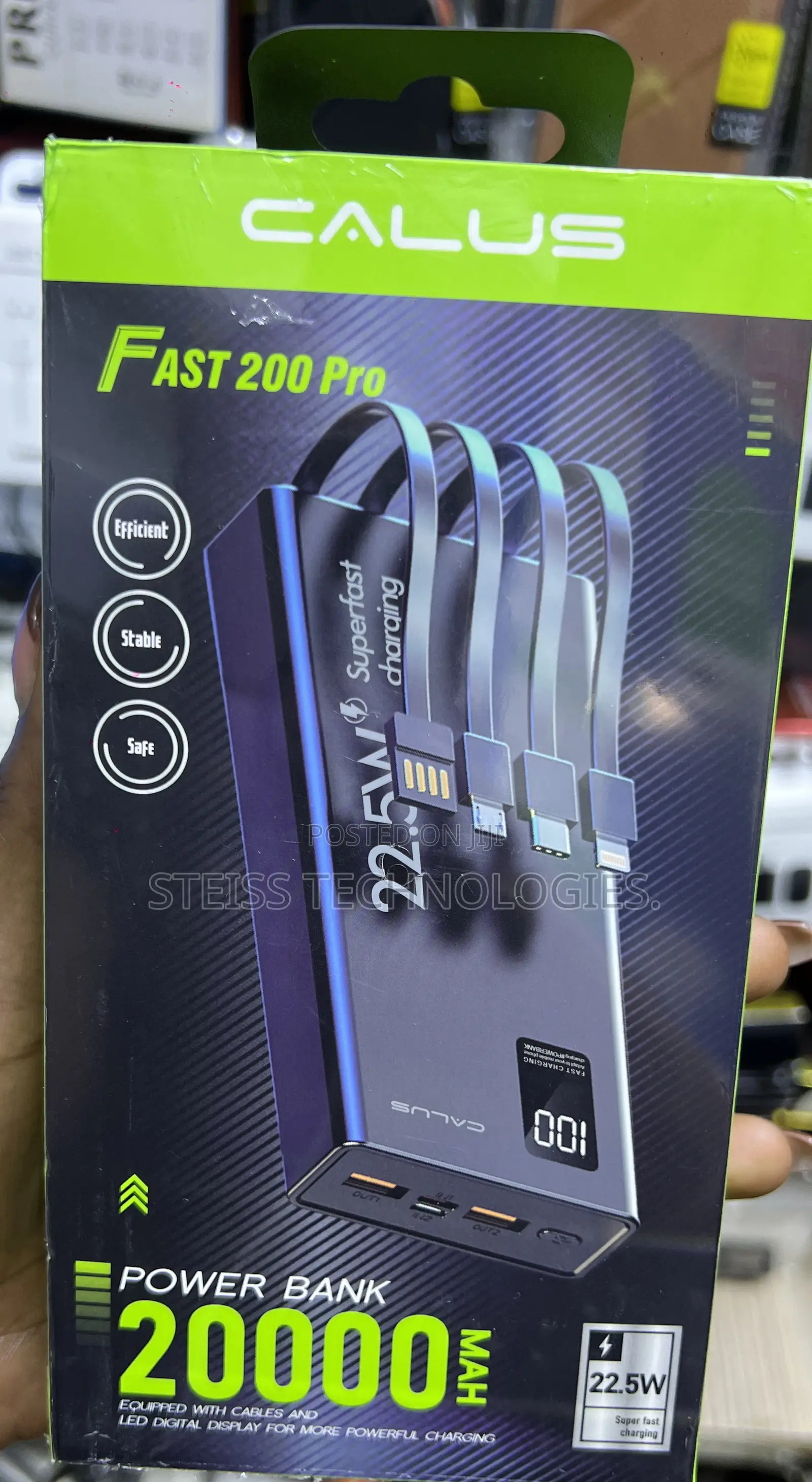 20000mah 22.5w Calus Powerbank.
