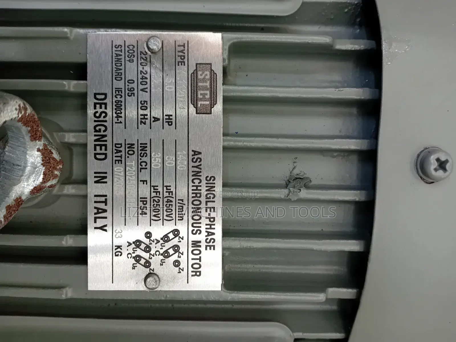 5hp STCL Single Phase Motor Low Speed