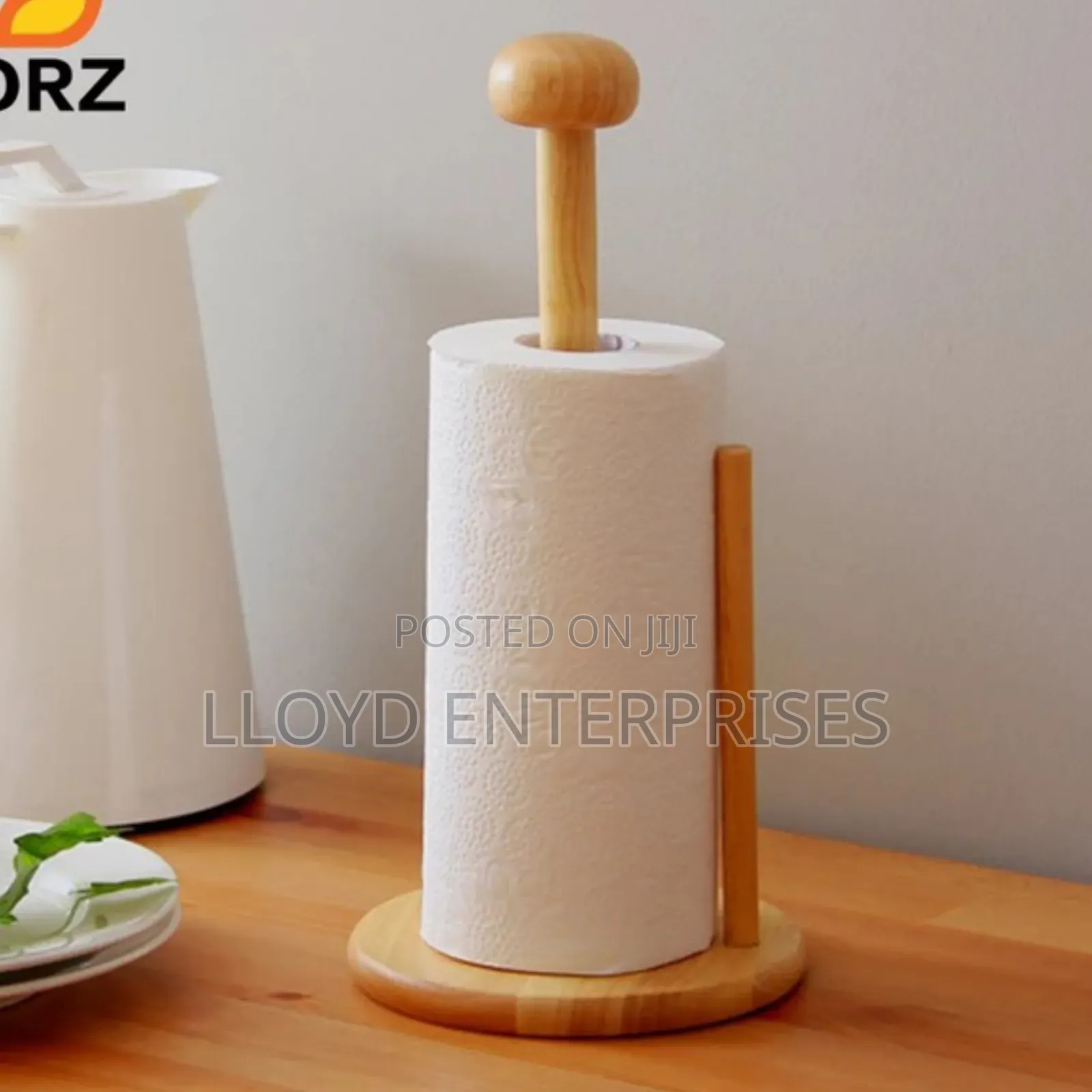 Bamboo Vertical Tissue Holder