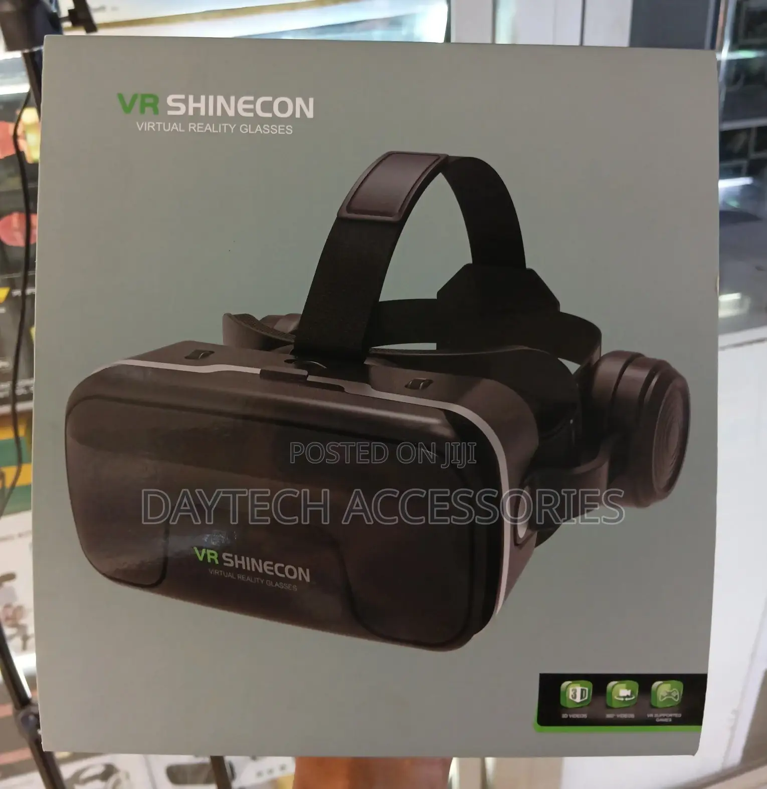 Vr Shinecon 3d Vr Glasses - Black