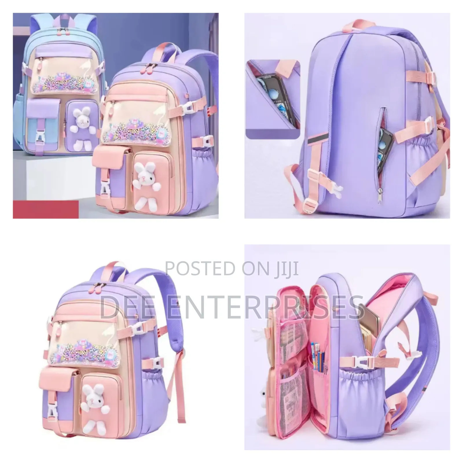 Stylish Girls School Bag. Light Weight Kids Backpack.