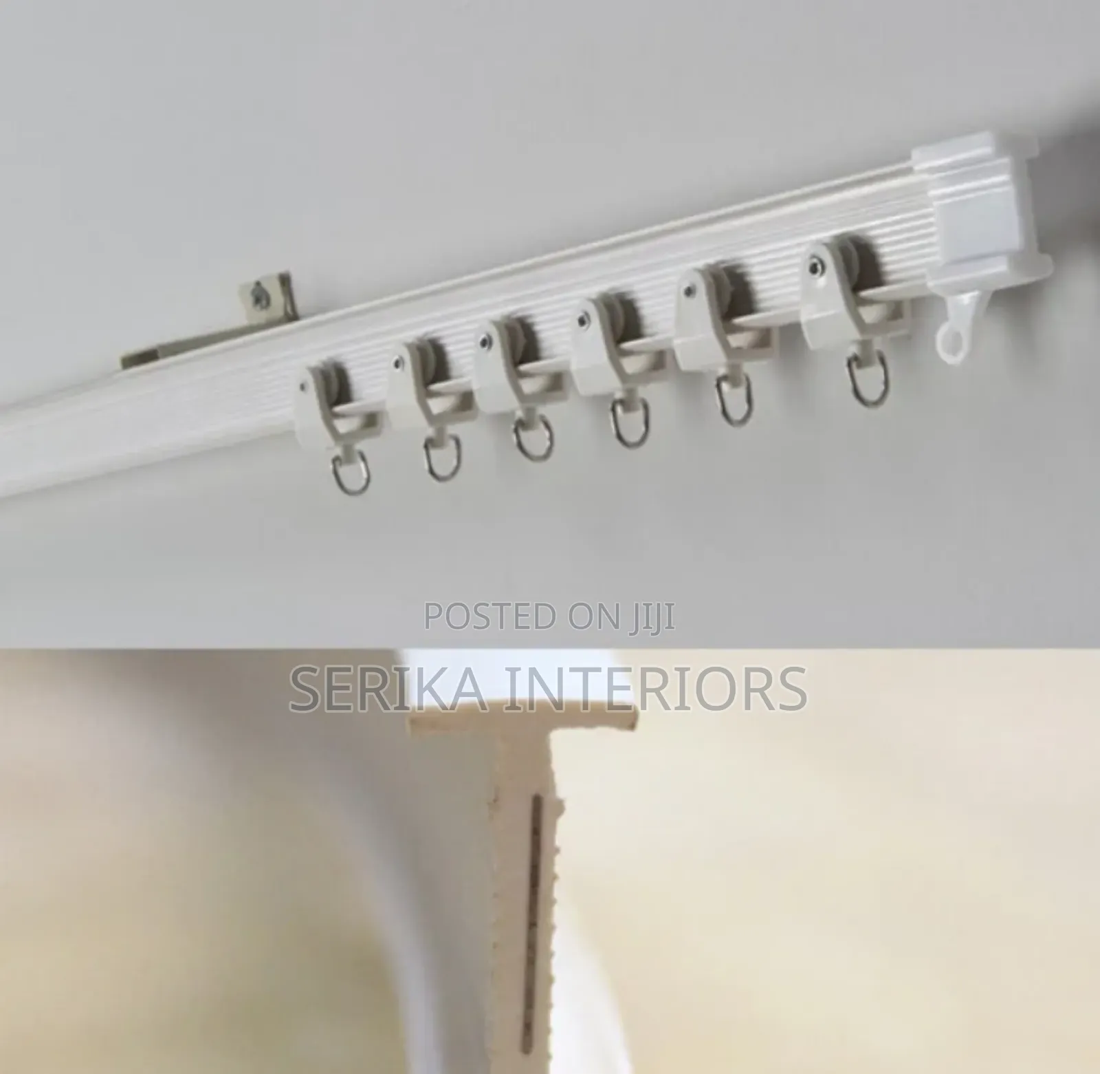 Germs Free Curtain Rails Curtain Rails Environmental Friendly Aluminum