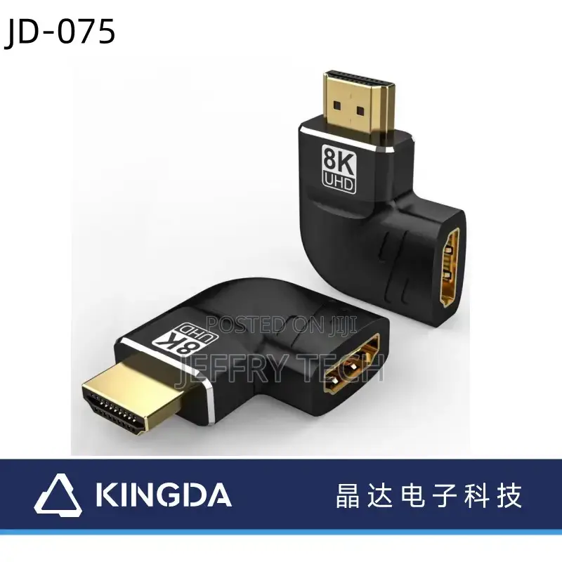 Right Angle L Type Hdmi Male to Female Adapter 90 or 270 Degree Hd