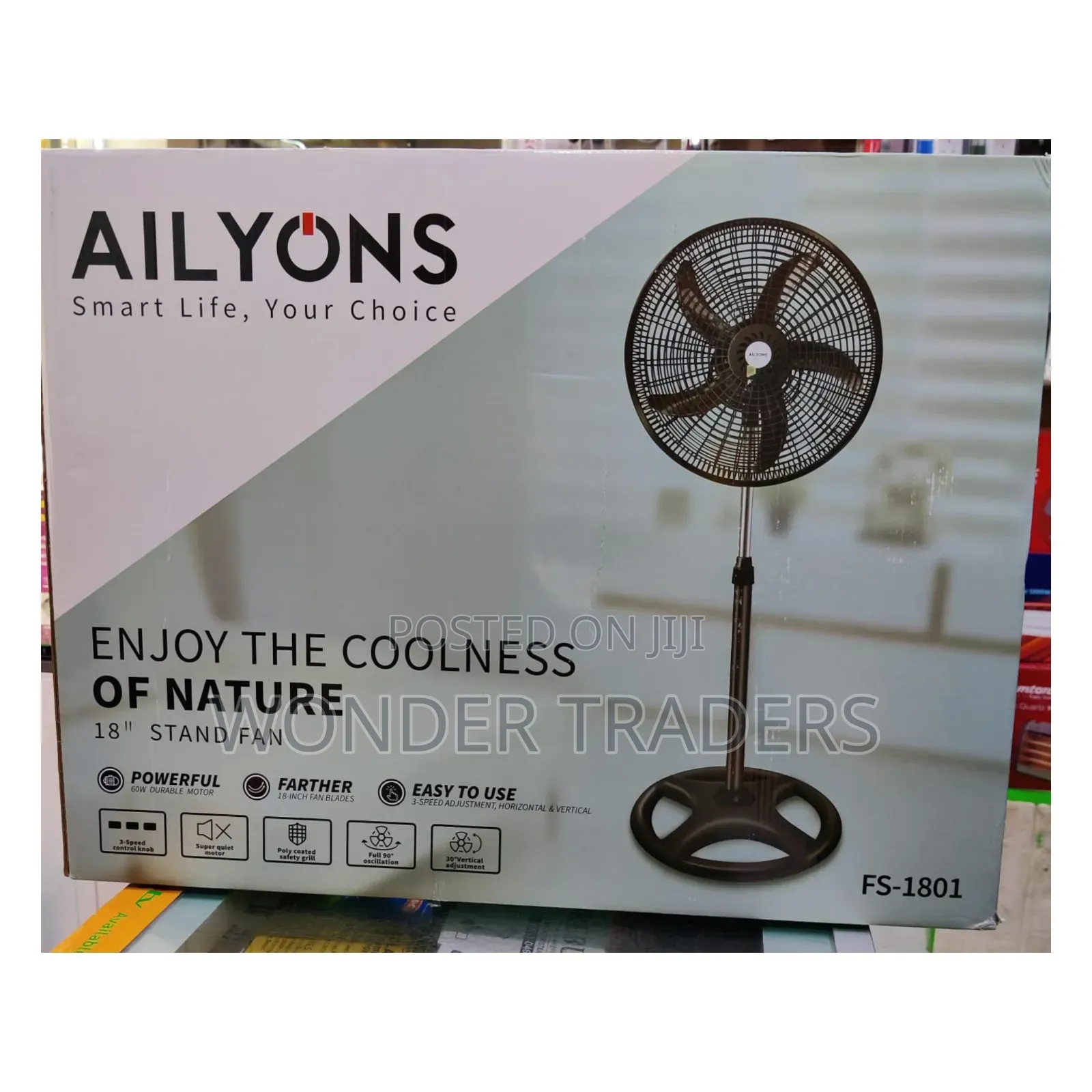 Standin Fan - Ailyons 18 Inches Standing Fan.
