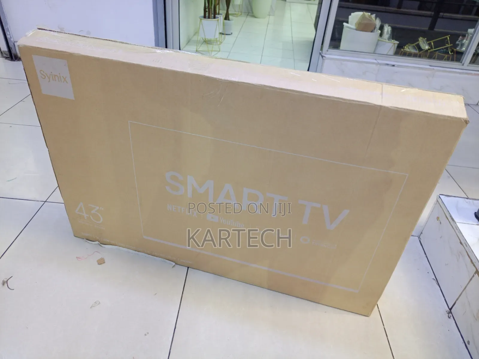 Syinix 43” Full Hd Led Frameless Smart Tv – Wi-Fi, Hdmi, Usb