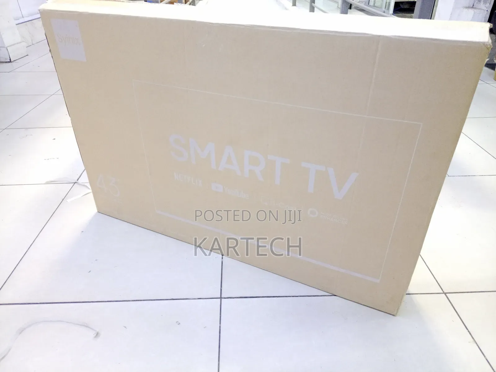 Syinix 43 Inch Led FHD Frameless Smart Tv With Chromecast