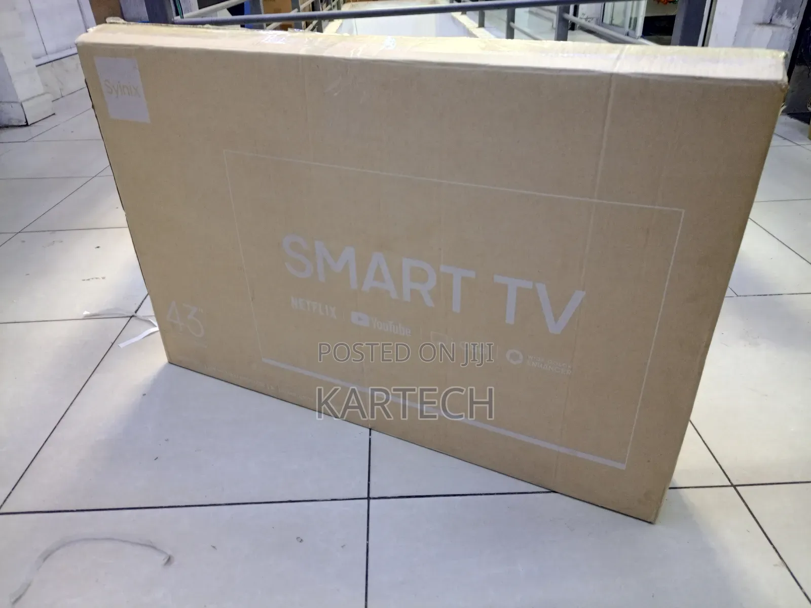 Syinix 43 Inch Led FHD Frameless Smart Tv With Chromecast