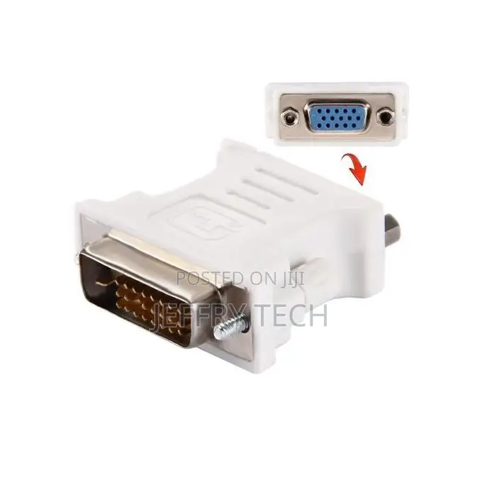 Dvi Male to Vga Female Adapter - White