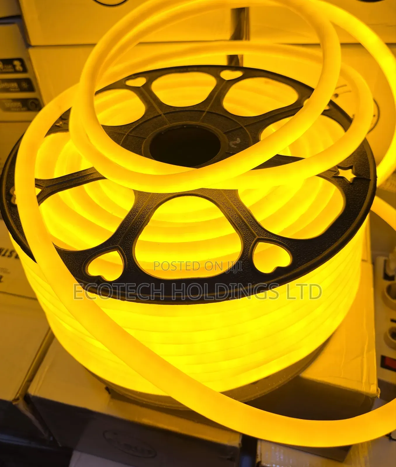 Neon Flux Yellow Strip Lights