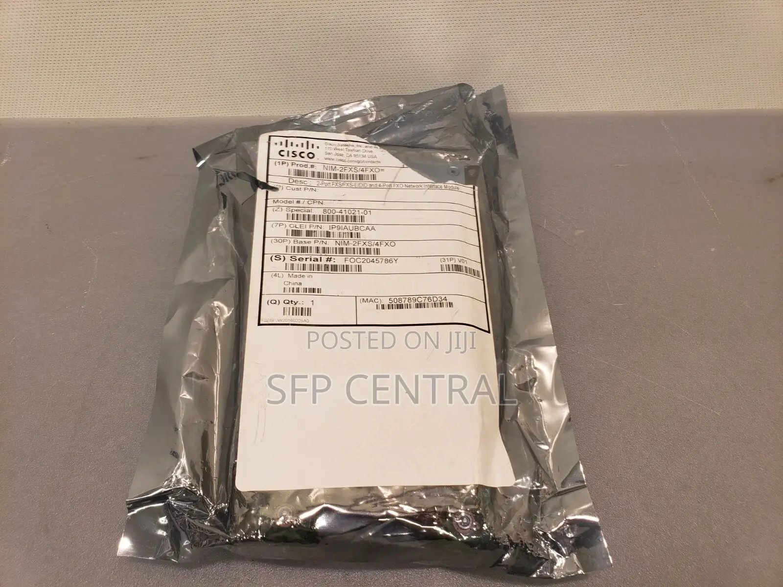 Cisco Nim-2fxs/4fxo Isr4000 Network Interface Module