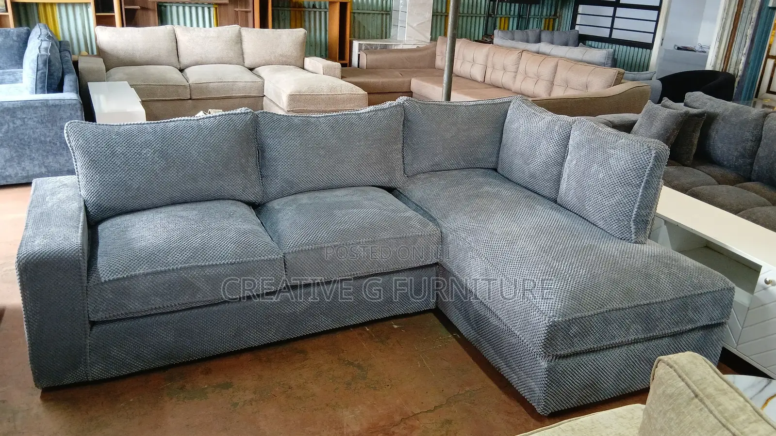 Plush Haven L-Shape Sofa 6-Seater